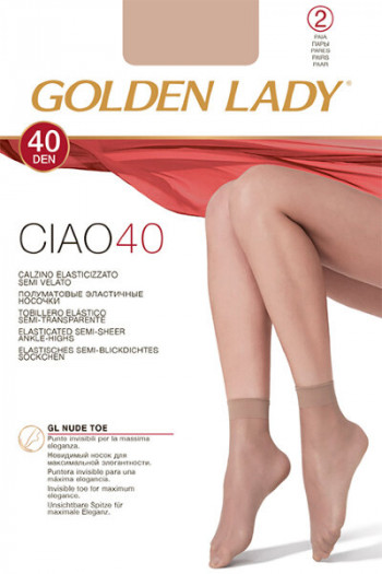 Носки и подследники Ciao 40, Golden Lady